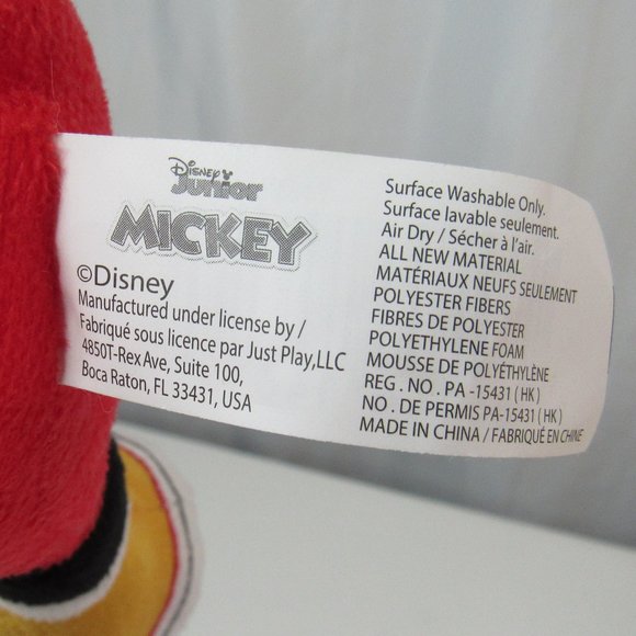 Mickey Mouse Singing Fun Plush Disney Junior Light Up Mickey - Picture 5 of 6